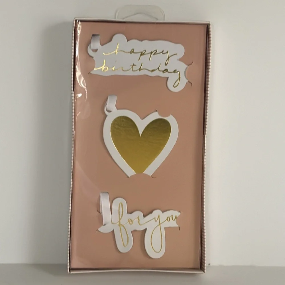 Sugar Paper All Occasion 9 Count Gold Foil Gift Tag Set Bundle of 4